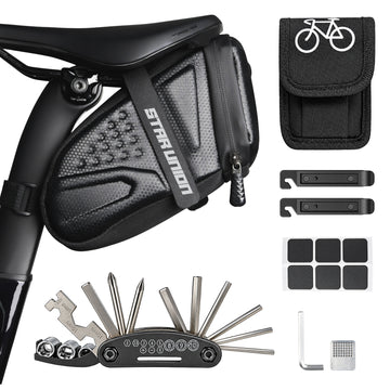 Star Union Bike Repair Tool Kit - Multi-Tool & Puncture Patch Set