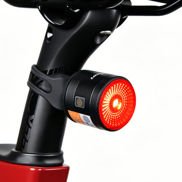 Smart Bike Tail Light with Brake Sensing | USB-C Rechargeable Rear Light for E-Bikes & Urban Commuting