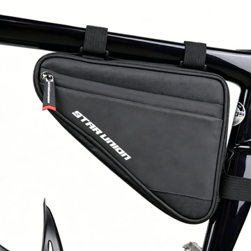Water-Resistant Bike Frame Bag | Triangle Storage Pouch with Reflective Design for Road & Mountain Bikes