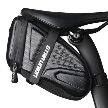 EVA Hard Shell Waterproof Bike Saddle Bag 1L | Under Seat Storage Bag for Road & Mountain Bikes