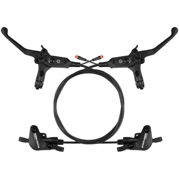 STAR UNION 150PYDZ/2 eBike Hydraulic Brake Set – 2-Pin Cut-Off, Parking Brake