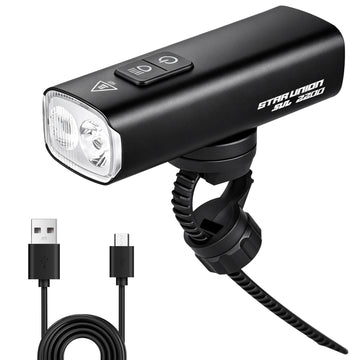 STAR UNION SUL2200 2200 Lumen USB-C Bike Headlight | High/Low Beam & IPX6