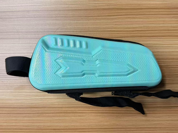 Reflective Bike Top Tube Bag | Waterproof EVA Hard Shell Frame Bag for Road & Mountain Bikes