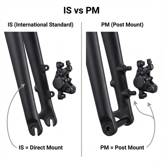 Disc Brake Adapter (IS / PM) – Multi-Size Mount Bracket for 160/180/203mm Rotors (Front/Rear/Universal)