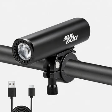 STAR UNION SUL600 Bike Light – 902 Lumens USB-C Rechargeable Headlight